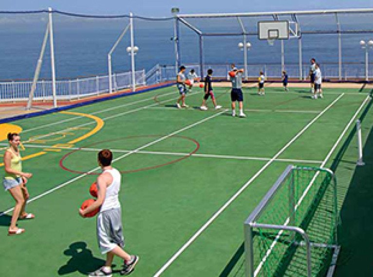 Basketball/Volleyball/Tennis Court