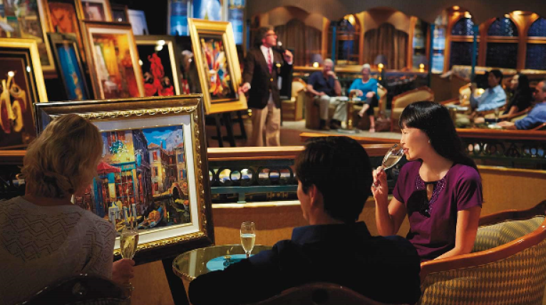 Art Gallery and Auctions on Grand Princess