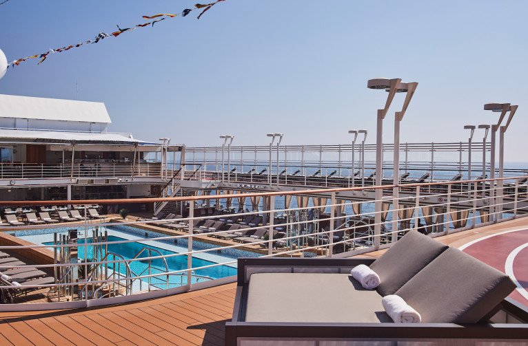 Pool Deck & Jacuzzi Area