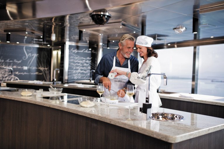 Culinary Arts Kitchen on Seven Seas Splendor