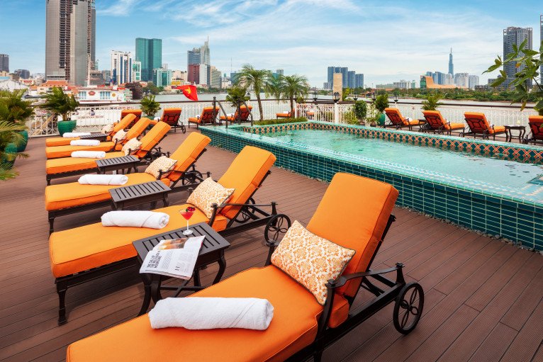 Sun Deck on Mekong Jewel