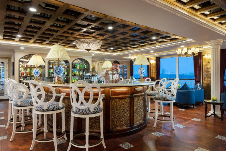 Indoor Lounge on Mekong Jewel