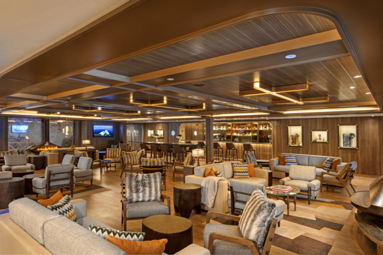 Expedition Lounge on Seabourn Venture