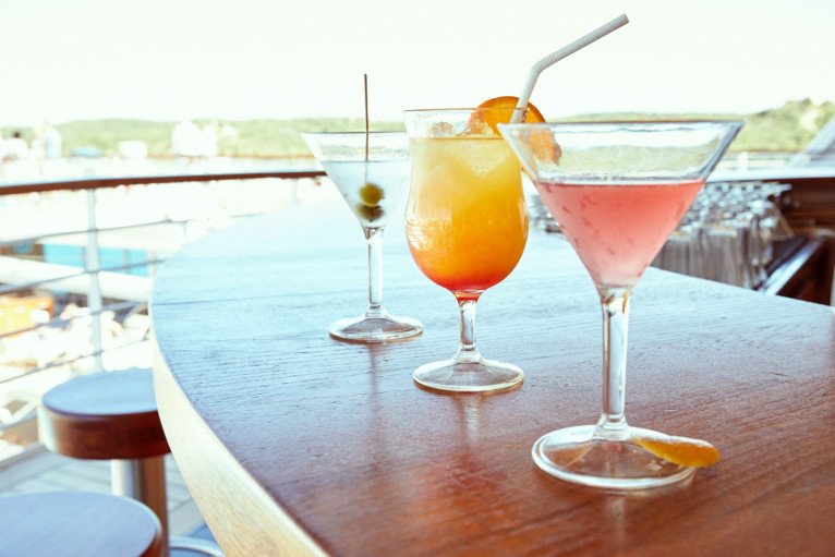 Sky Bar on Seabourn Venture