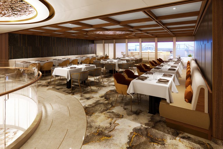 Three-level Dining Room