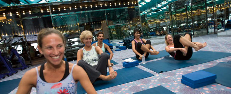Fitness Classes on Carnival Luminosa