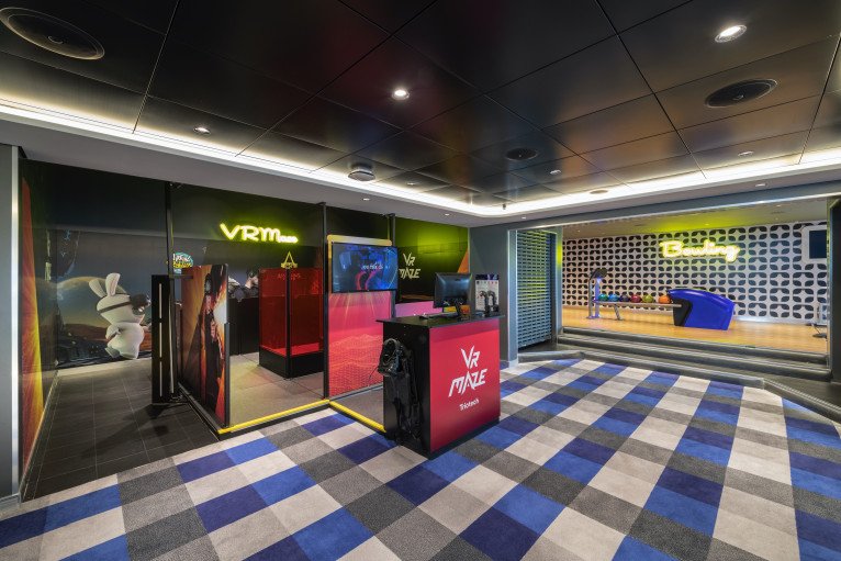Virtual Games Arcade on MSC Bellissima