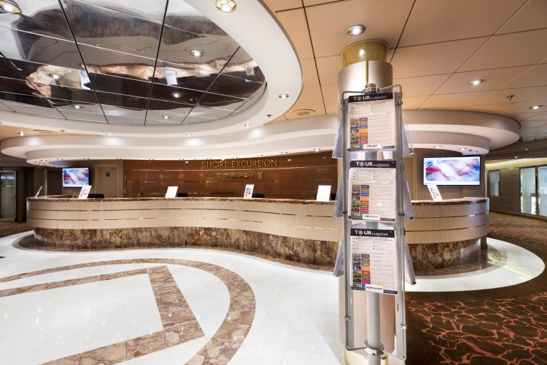 Excursions Office on MSC Lirica