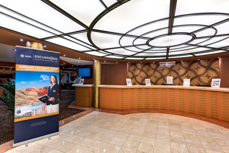 Shore Excursion Office on MSC Armonia