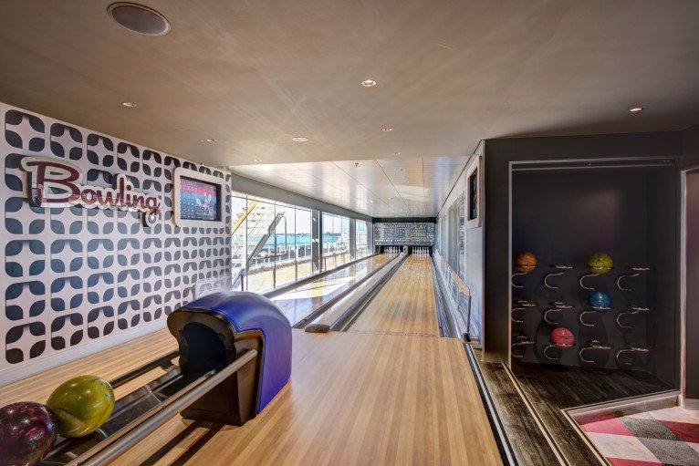 Bowling Alley on MSC Meraviglia