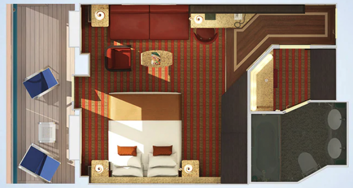 Cloud 9 Spa Suite floor Plan
