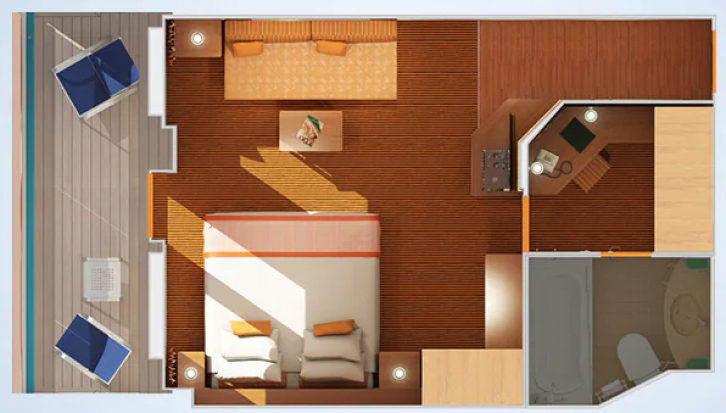 Ocean Suite floor Plan