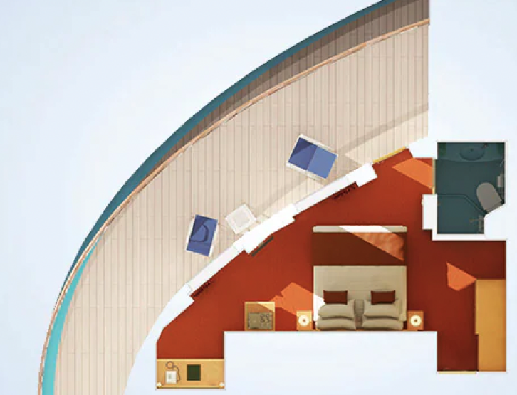Premium Vista Balcony  floor Plan
