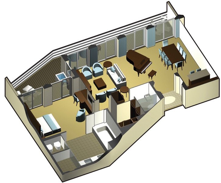 Penthouse Suite floor Plan