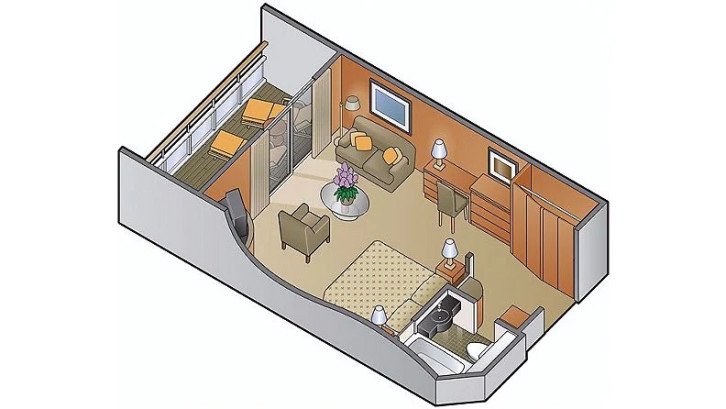 Aqua Sky Suite floor Plan