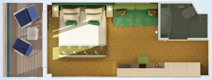 Cloud 9 Spa Balcony floor Plan