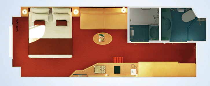 Deluxe Ocean View floor Plan