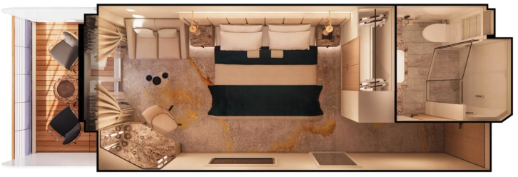 Spacious Interior floor Plan