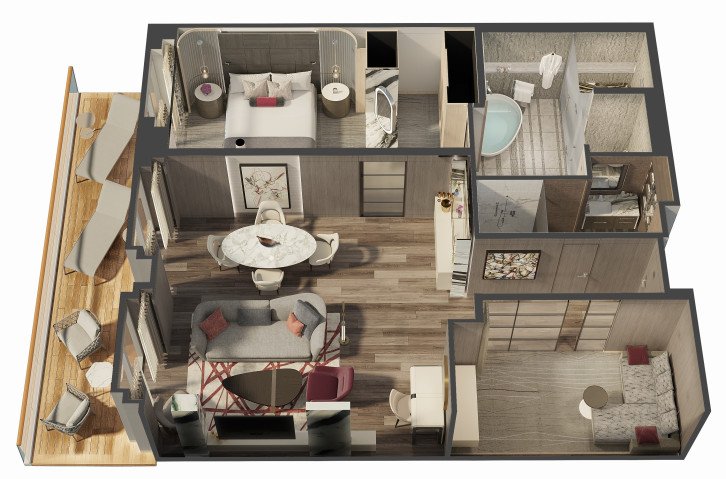 Oceania Suite floor Plan
