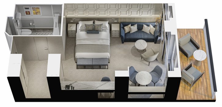 Penthouse Suite floor Plan