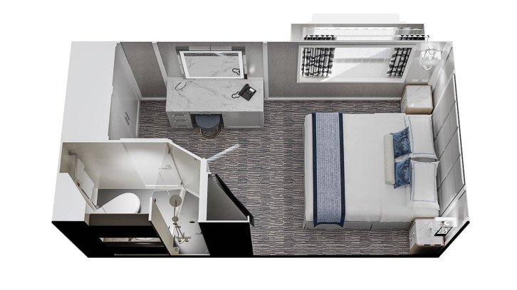 Sunset Junior Suite floor Plan