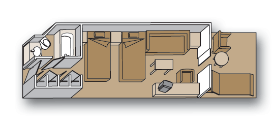Balcony Suite floor Plan