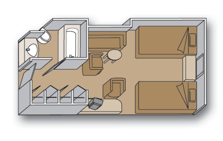 Balcony Junior Suite floor Plan
