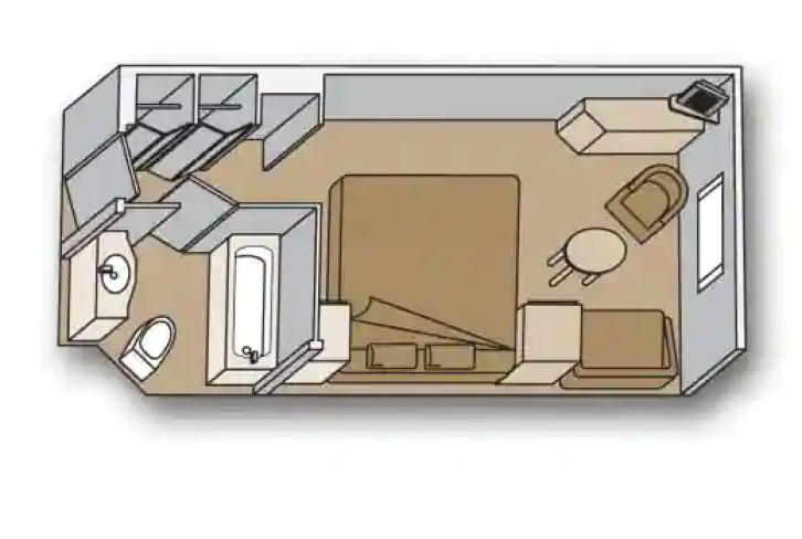 Fully Obstructed Ocean View floor Plan