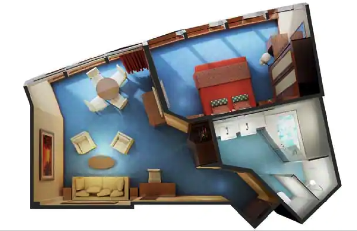 Deluxe Owner's Suite floor Plan