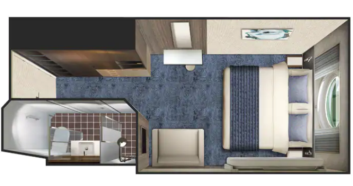 Sail Away Oceanview floor Plan