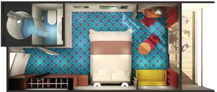 Sail Away Balcony floor Plan