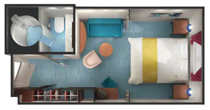 Oceanview with Picture Window floor Plan