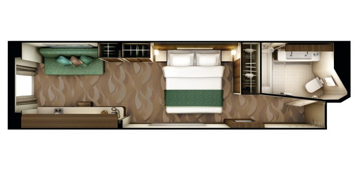 Oceanview with Picture Window floor Plan