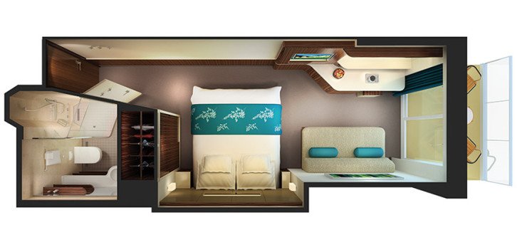 Sail Away Balcony floor Plan