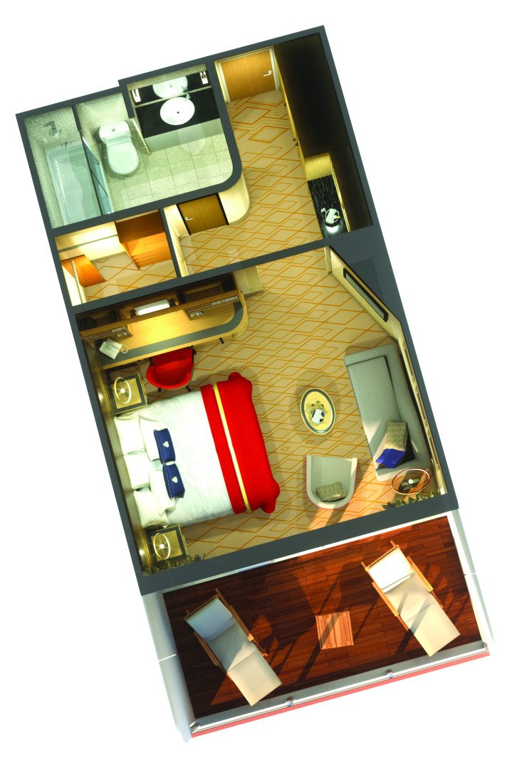 Princess Grill Suite floor Plan