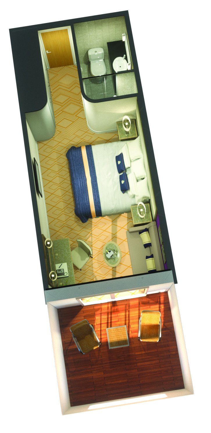 Britannia Balcony (sheltered)  floor Plan
