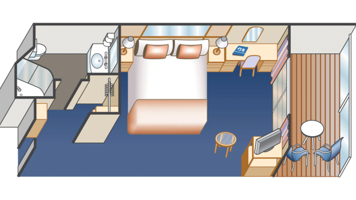 Balcony floor Plan