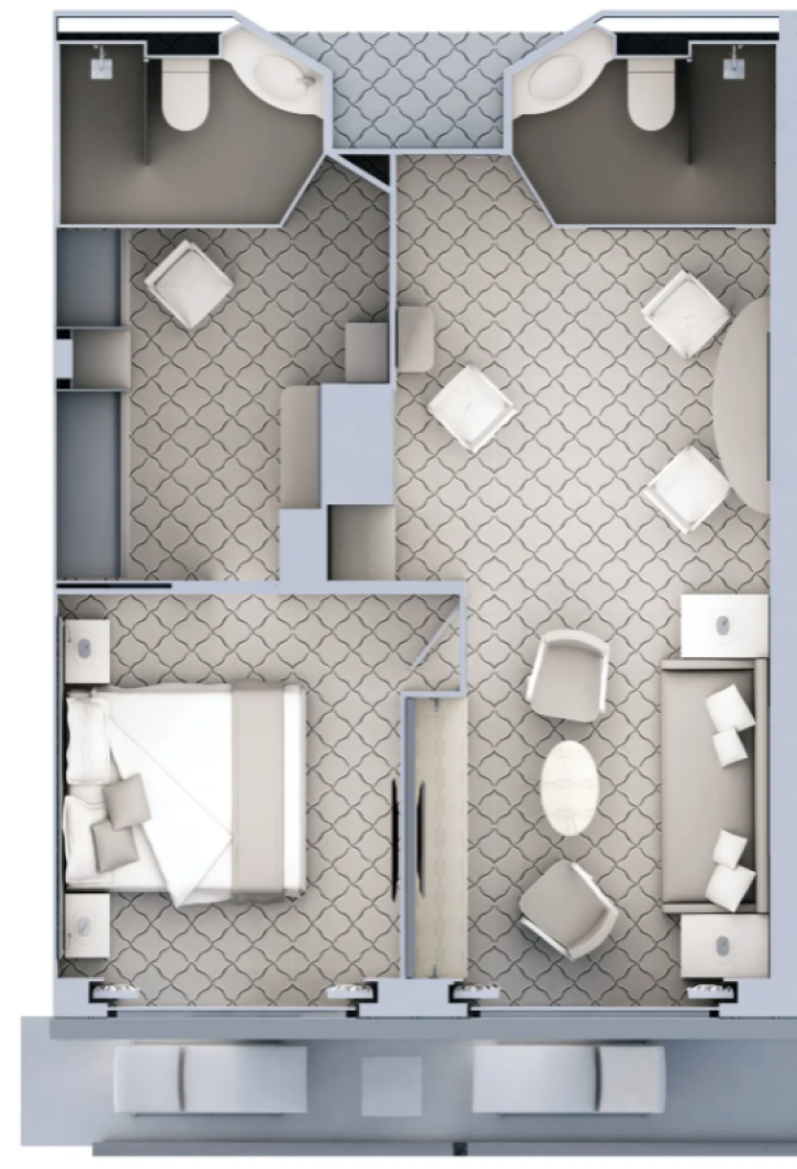Seven Seas Suite floor Plan