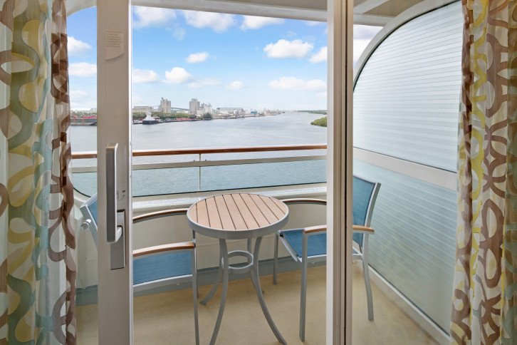 Spacious Ocean View Balcony