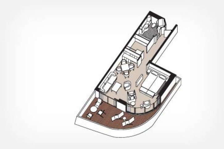 Seven Seas Suite floor Plan