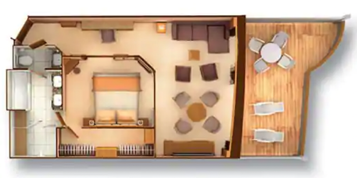 Penthouse Spa Suite floor Plan