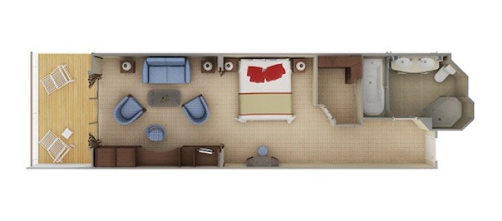 Classic Veranda Suite floor Plan