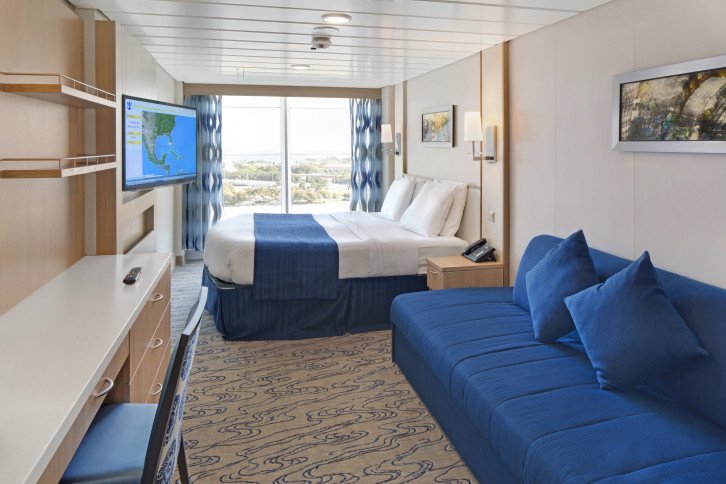Spacious Panoramic Ocean View cabin on Voyager of the Seas