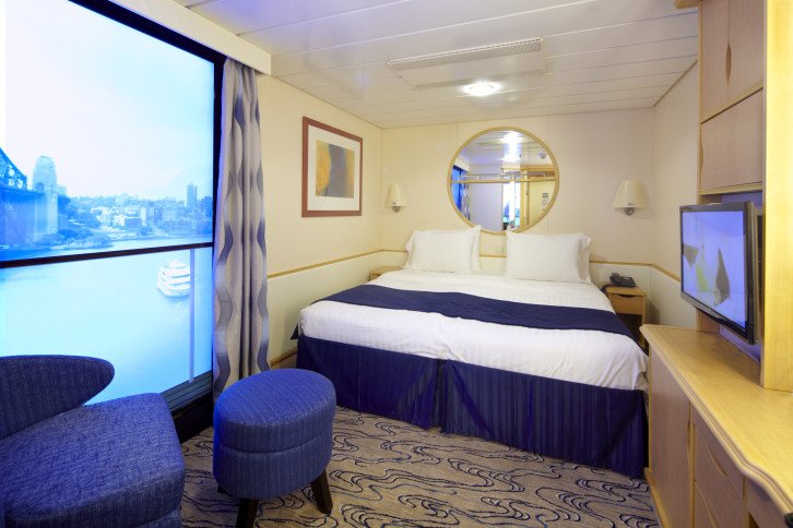 Interior with Virtual Balcony cabin on Voyager of the Seas