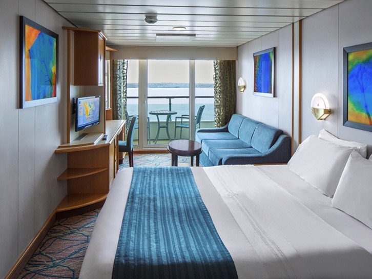 Spacious Ocean View Balcony