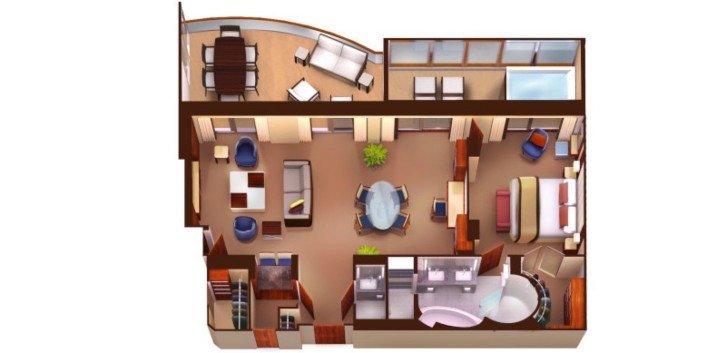 Grand Wintergarden Suite floor Plan
