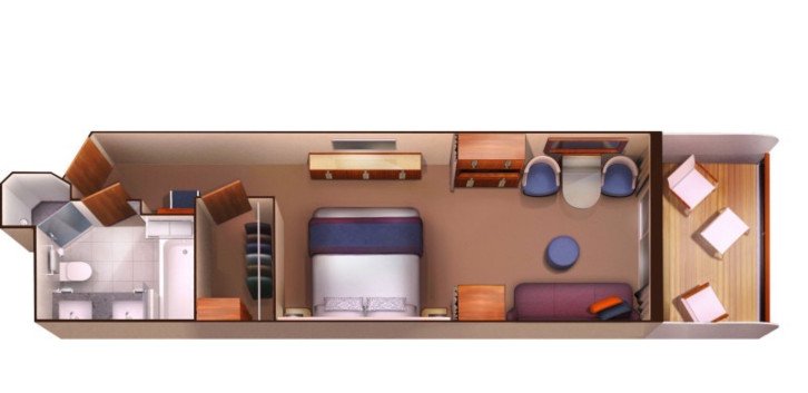 Veranda Suite floor Plan