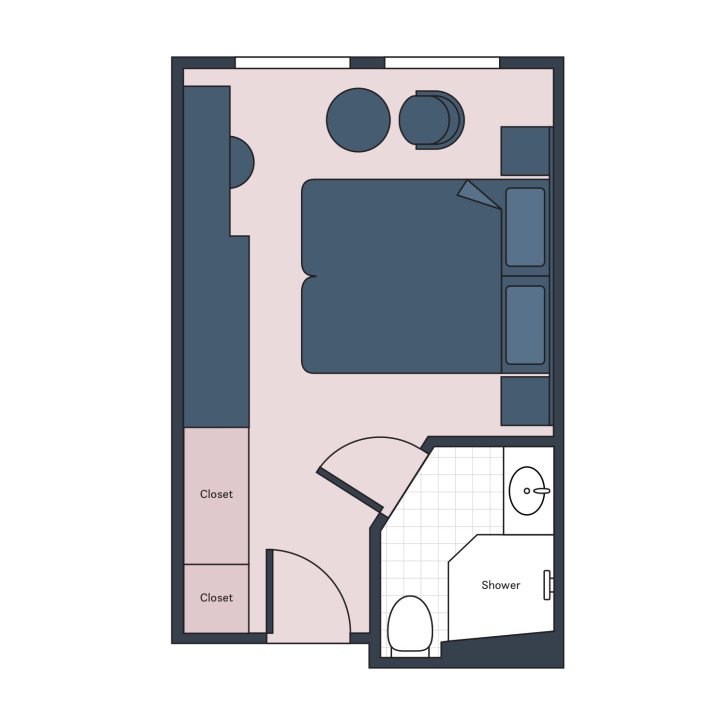 Classic  floor plan on S.S. Beatrice