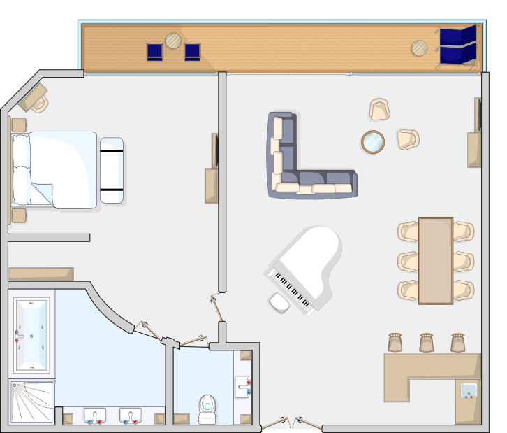 Royal Suite floor Plan