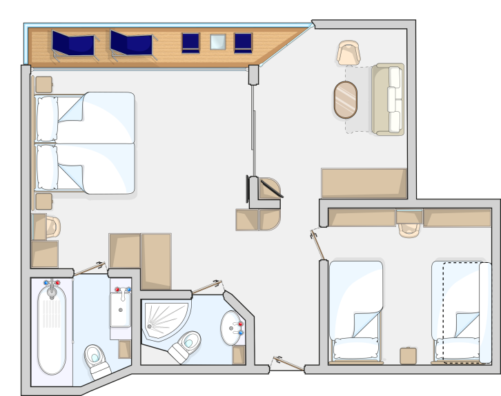 Family Suite floor Plan